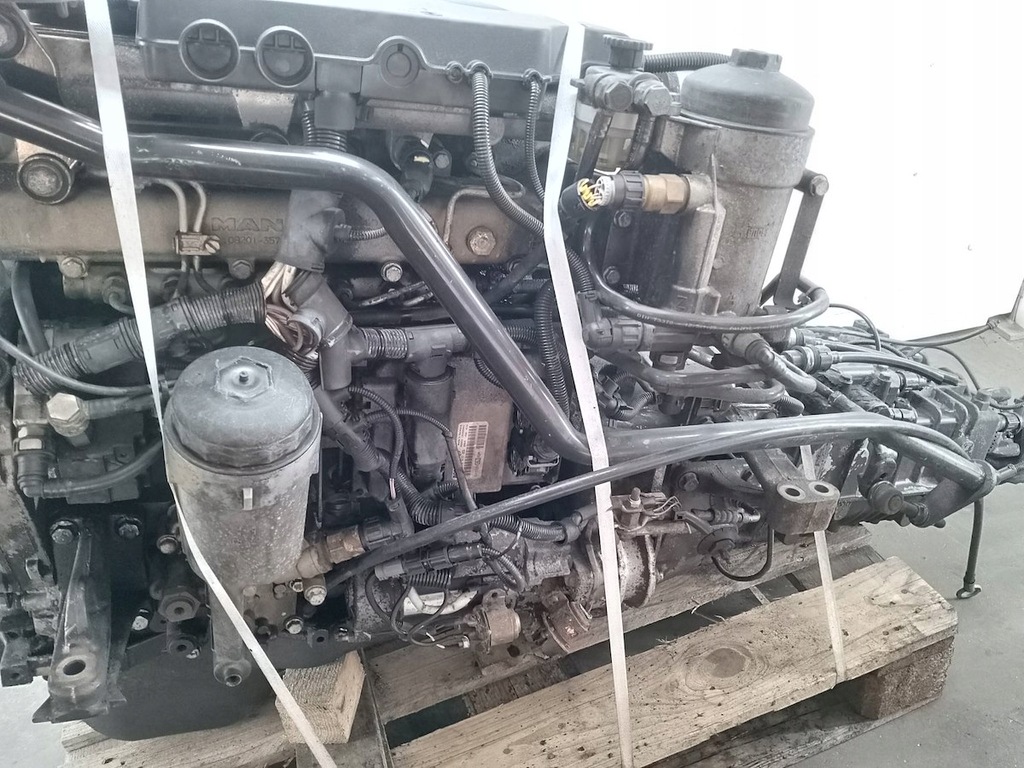 фото №11, Двигатель kompletny+ коробка передач man tgl 12.180 4x2 bl d0834 lfl4 6s850