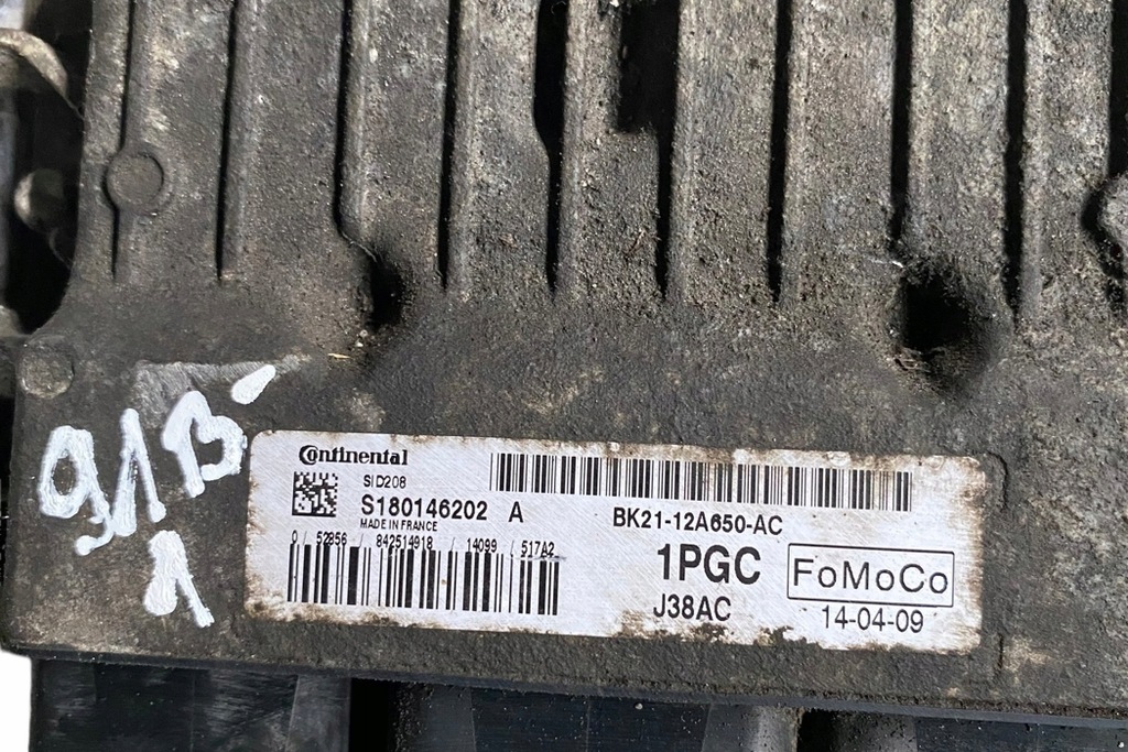 фото №1, Бортовой компьютер двигателя ford transit custom minibus / passenger bk2112a650ac 2.2l