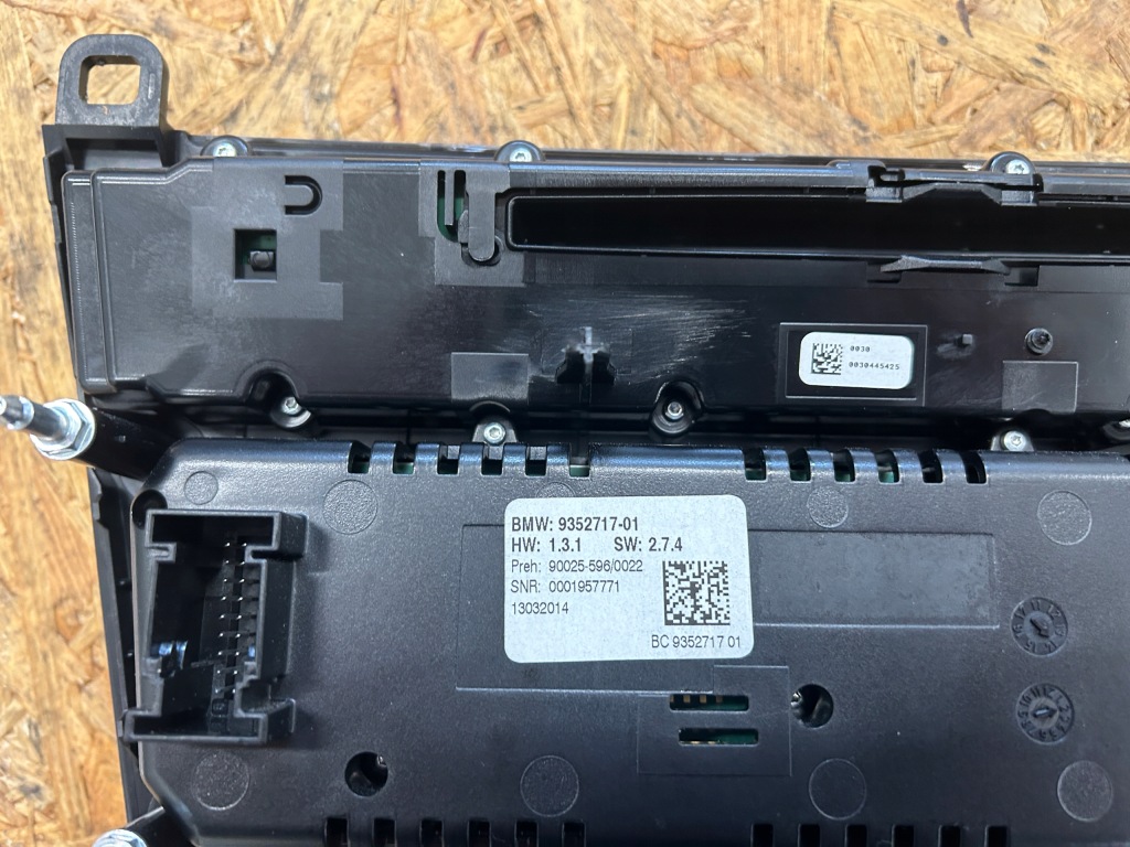 фото №4, Панель кондиціонера радіо керамічний bmw f06 7 f01 f02 lci lift 2014 usa