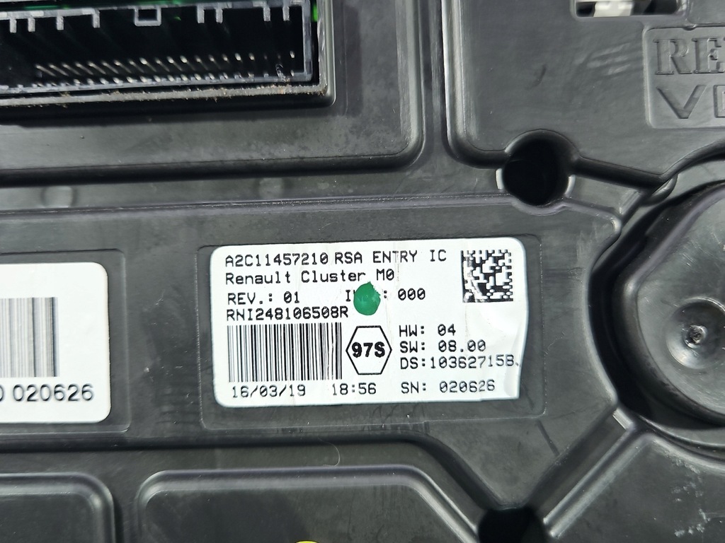 фото №8, Лічильник dacia duster ii 18- a2c11457210 1.6 16v h4m740 europa