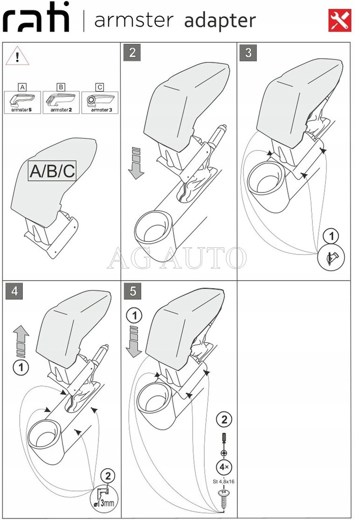фото №2, Подлокотник armster 3 rati v05154a