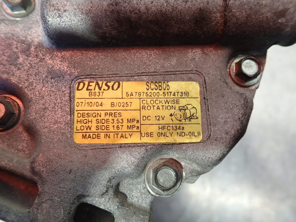 фото №7, Компрессор кондиционера fiat bravo ii