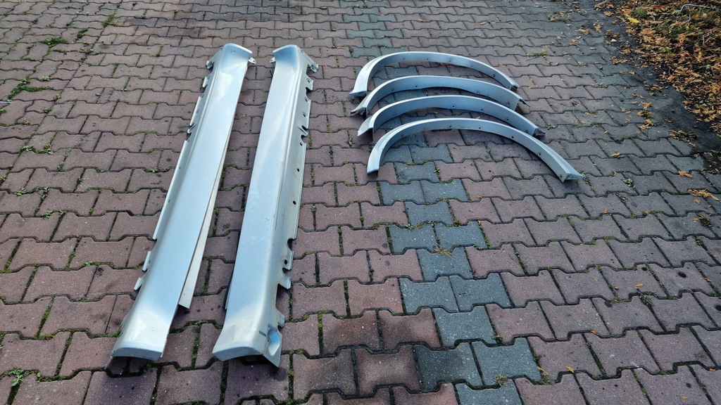 фото №5, Накладки молдинг порог накладка левая правая комплект bmw e70 x5 m-pakiet