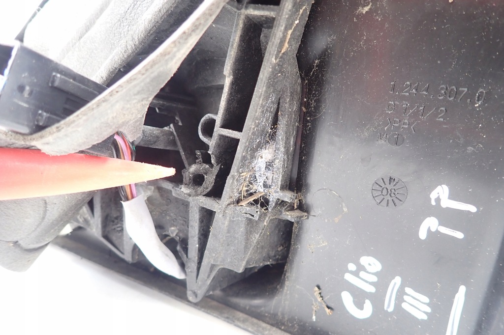 фото №8, Зеркало правое renault clio iii 7 pin