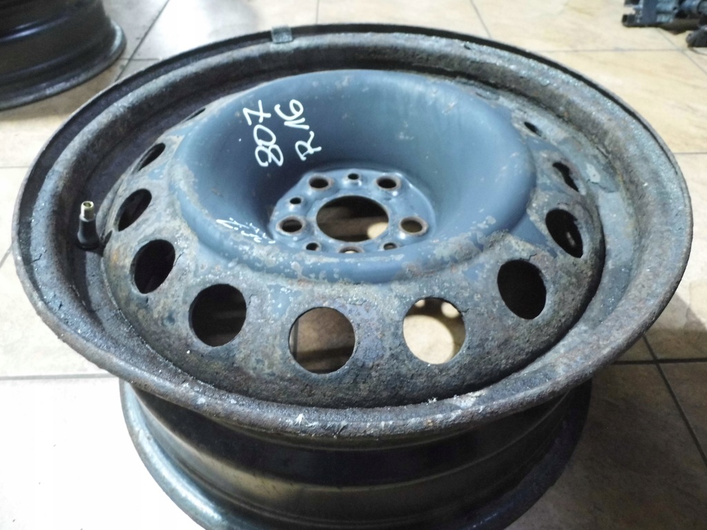 фото №2, Peugeot 807 диск стальной r16 16'