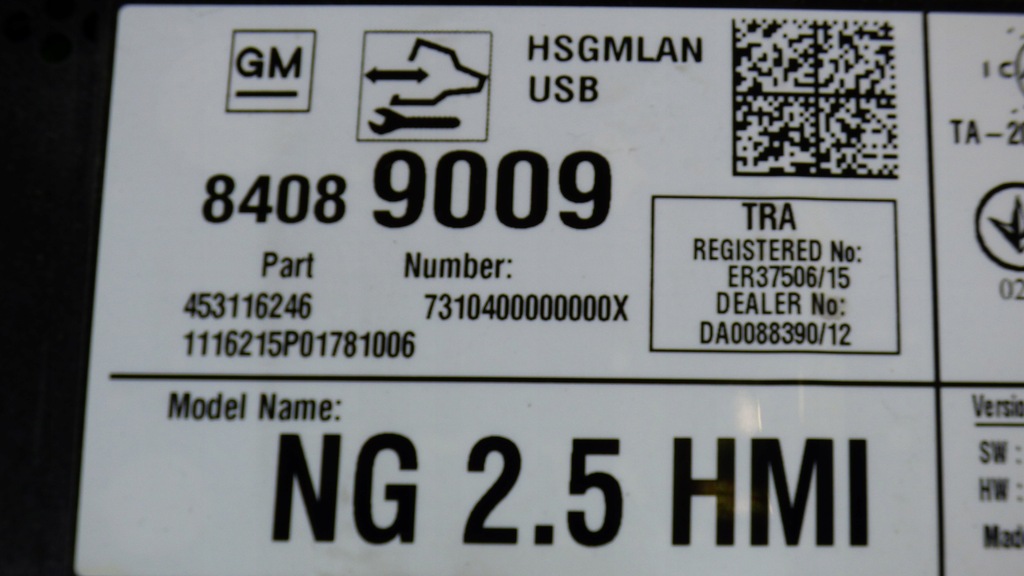 фото №5, Модуль навигации stbdb 84089009 opel insignia a