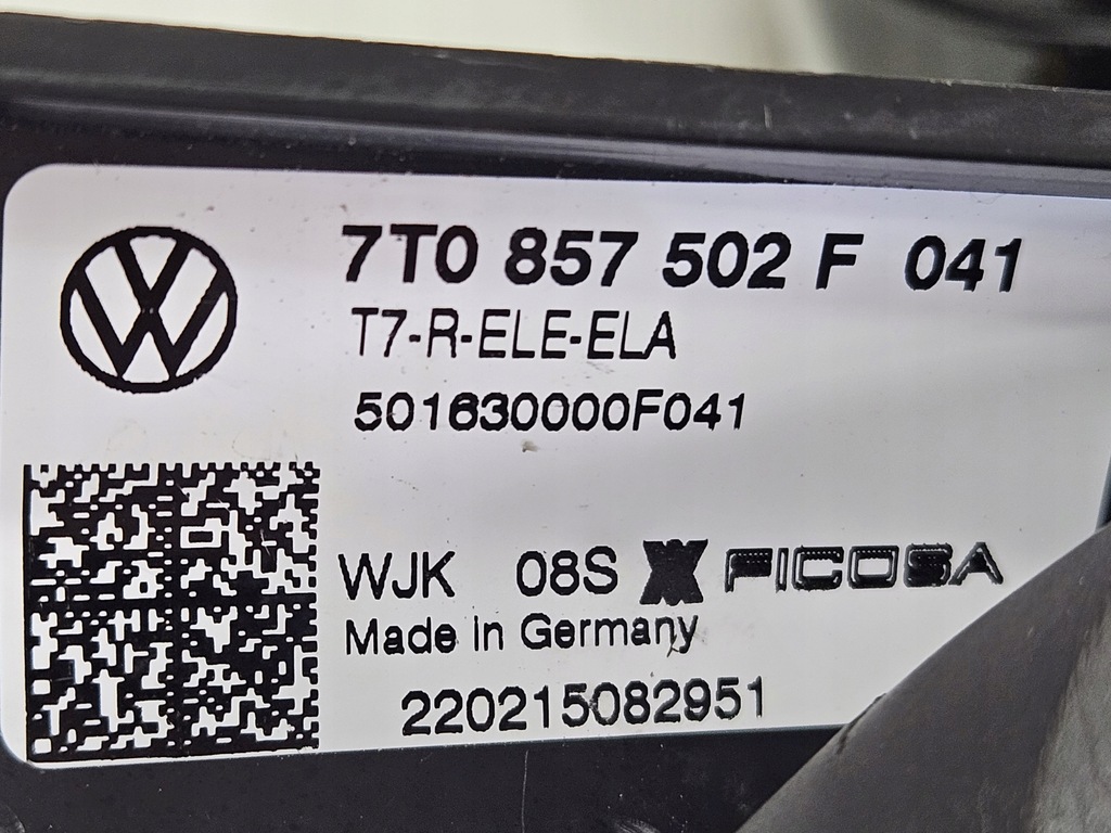 фото №9, Праве дзеркало vw t7 transporter multivan 2021- 7t0 7t0857502f 9 pin