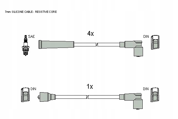фото №1, Шланг зажигание starline zk 8354