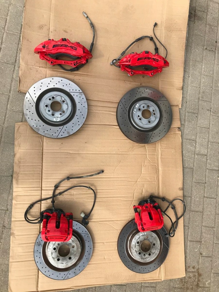 фото №11, Mercedes w166 166 x166 6,3 amg kpl. суппорты тормоза тормозные диски gle 63