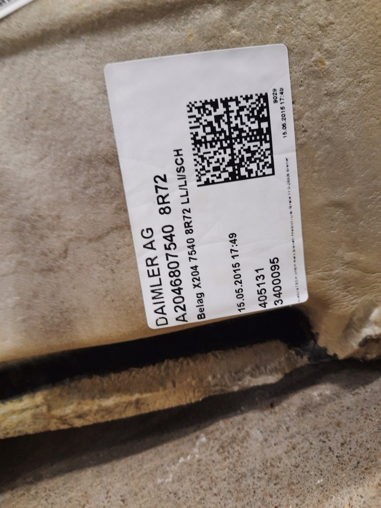 фото №10, Mercedes glk x204 09-15 обшивка перед задняя a2046801041 usa