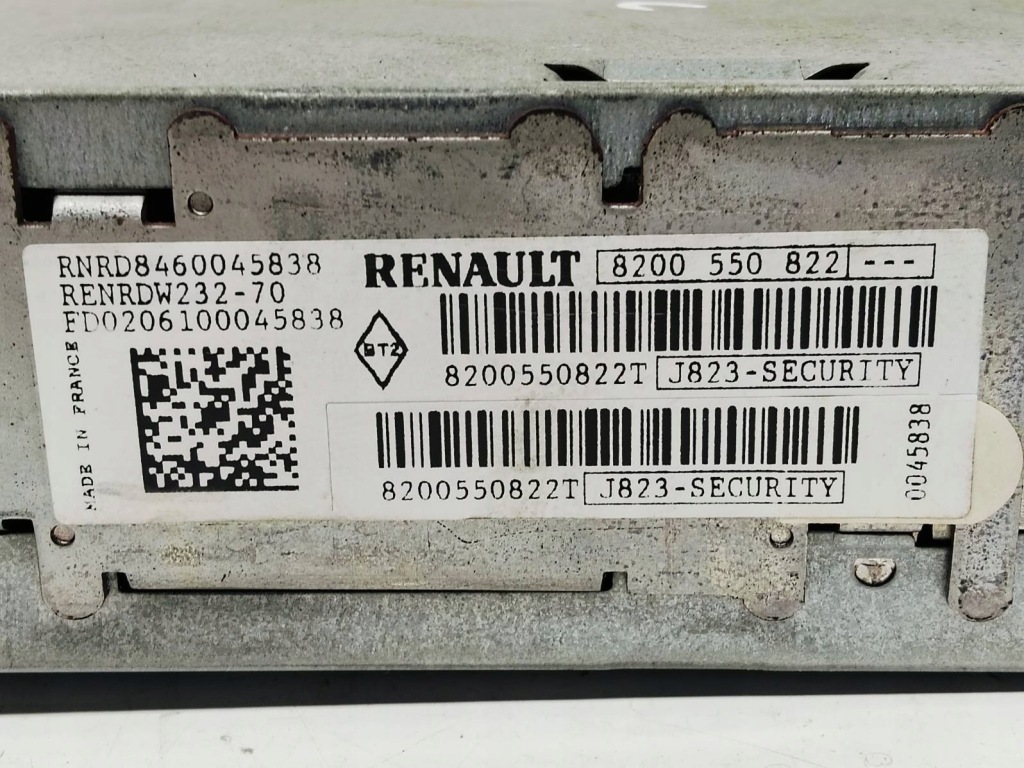 Радіо cd renault scenic 2 2.0 dci 8200550822 в Україні