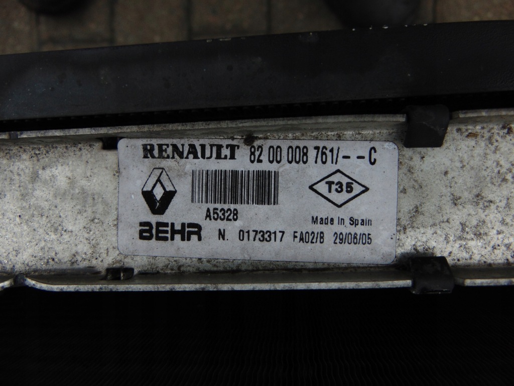 Радиатор воды кондиционера вентилятор комплект  renault laguna 2 2 рестайлинг  2.0t европа в Украине