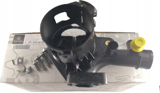 фото №11, Основание фильтра топлива патрубок водяной glk mercedes