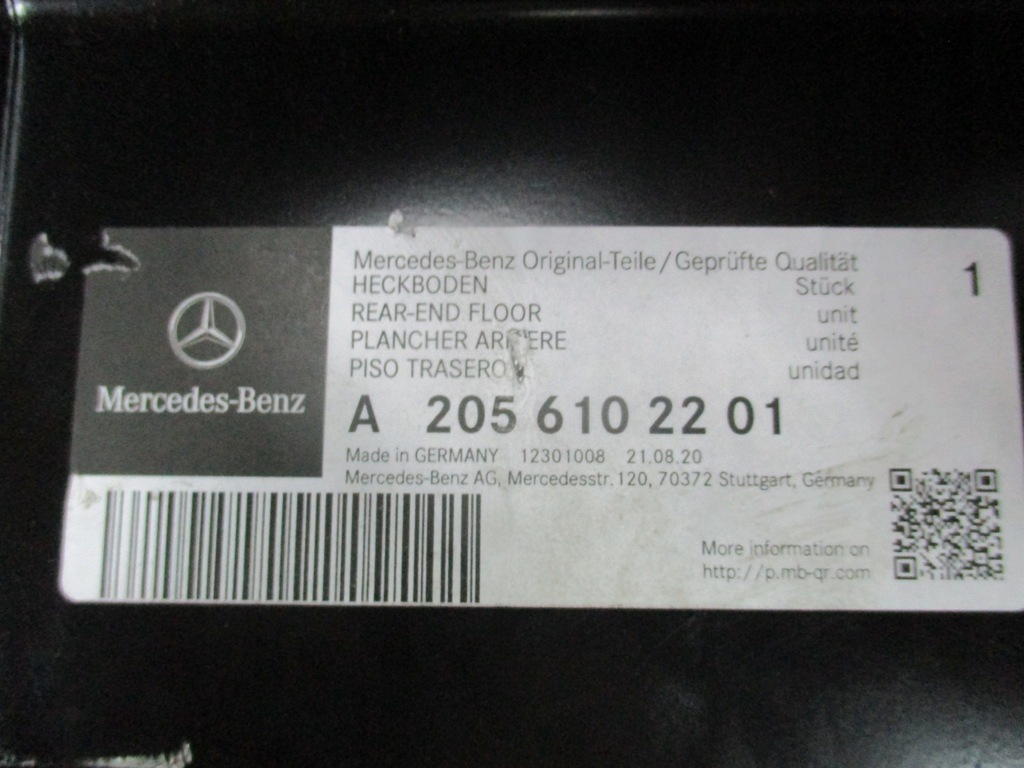 фото №5, Mercedes c-klasa w205 лонжерон задняя левая правая a2056102101 a2056102201