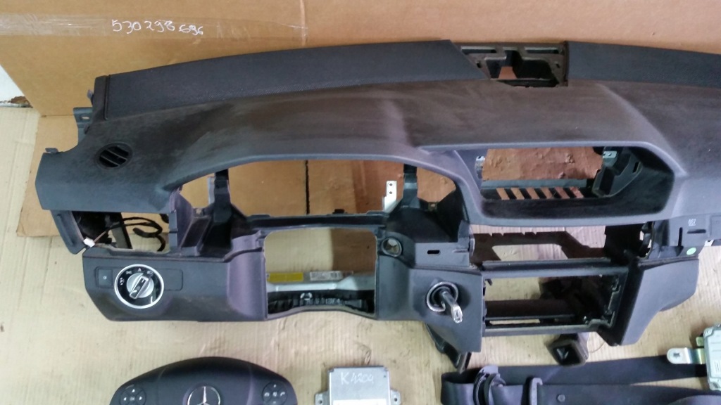 фото №11, Mercedes e-klasa w212 панель приладів приладова консоль подушки безпеки датчик ремені