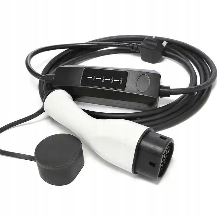 фото №10, Przenośna скло зарядний пристрій ev 16a 3,5 kw ev type1/typ 2 /gbt + сумка безкоштовно