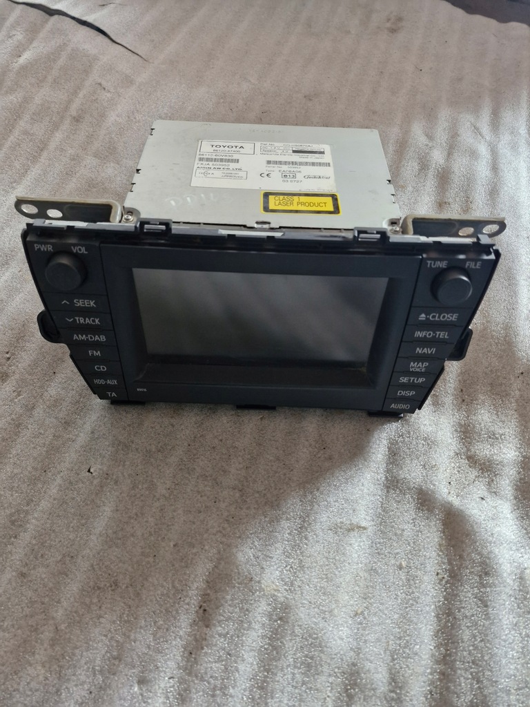 фото №1, Toyota prius iii 2009-2014 - радио cd навигация hdd navi навигация