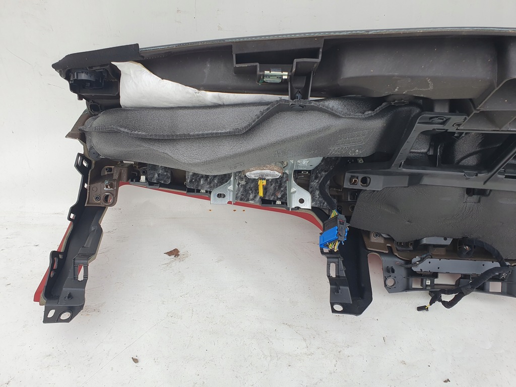 фото №10, Консоль приборная панель подушки безопасности alfa romeo giulia qv q4 кожа нитка демонтаж