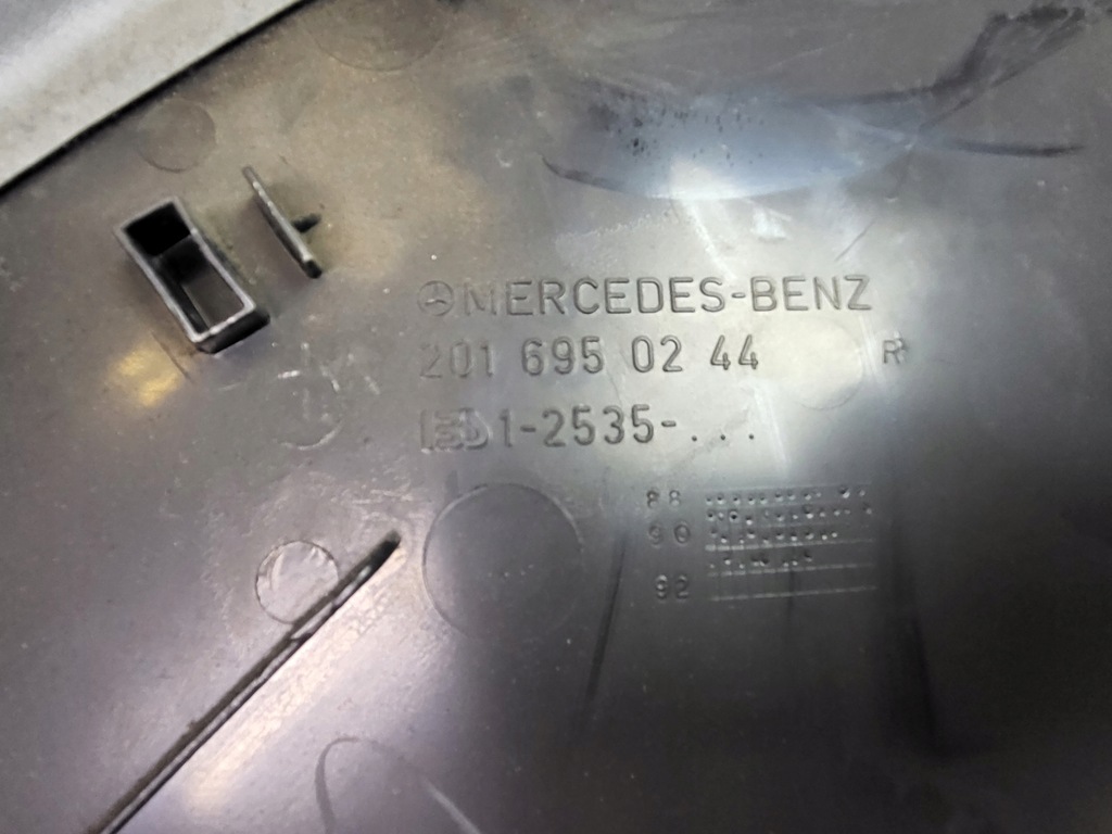 фото №7, Защита обшивка стойка c правое mercedes 190 w201 2016950244 серые оригинальный номер