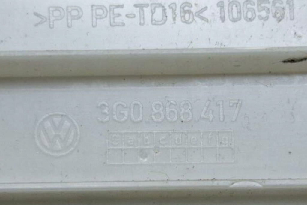 фото №7, Левая боковая защита стойка vw passat b7 alltrack 365 3g0868417 1.6l дизель