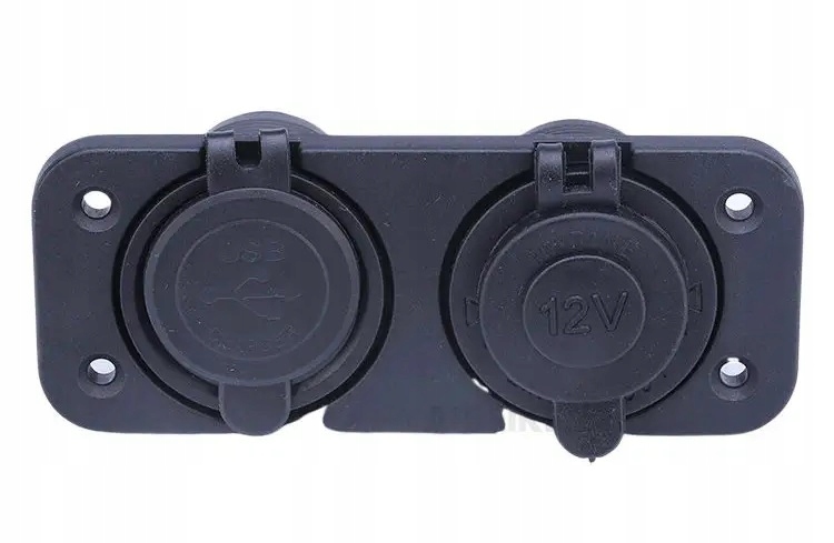 фото №13, Панель do надстройка зарядное устройство 2x usb 3,1a + разъём прикуривателя автомобильные