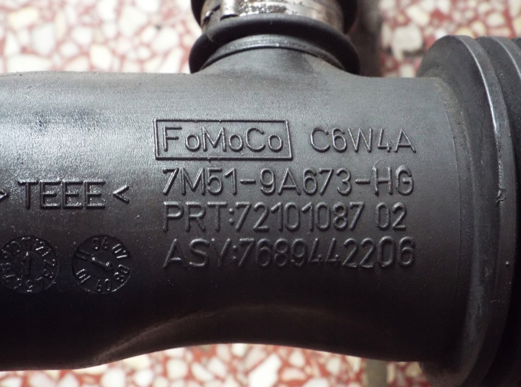 фото №3, Ford focus mk2 ii 1.8 tdci шланг турбины труба