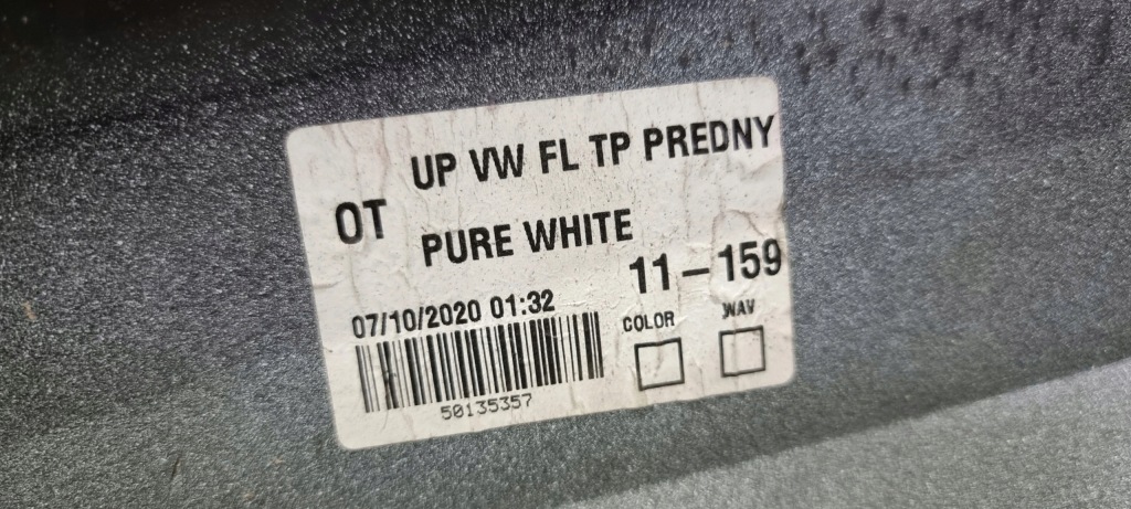 фото №14, Бампер перед передній vw up lift 1s0 17-