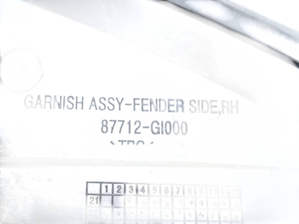 фото №9, Hyundai ioniq 5 молдинг крыла правая перед