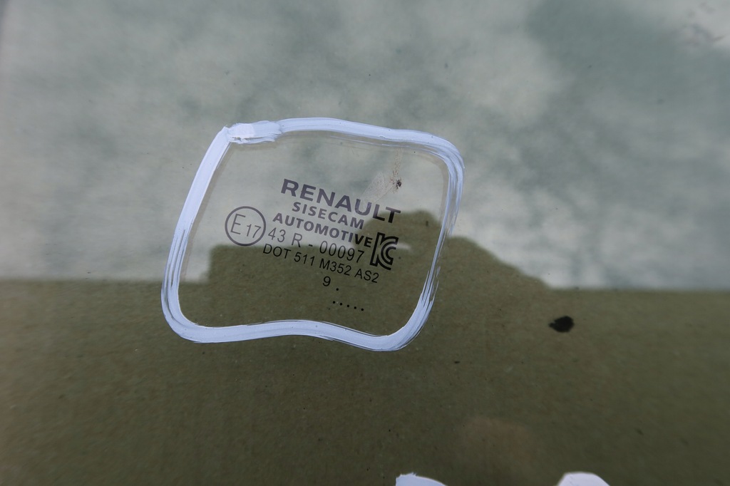 фото №3, Скло двері правий перед clio v 2019 rok