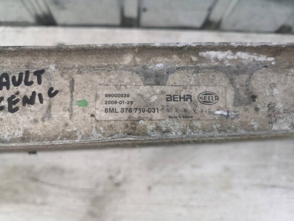 фото №3, Интеркулер renault scenic ii 2 lift 1.9dci