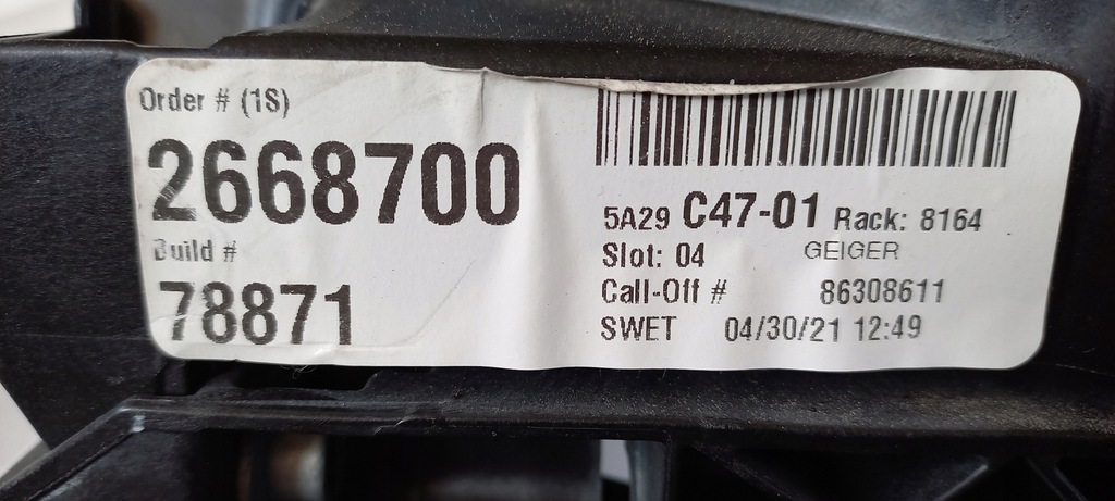 фото №5, Воздуховод воздуха шторка bmw ix 5a1a698-04