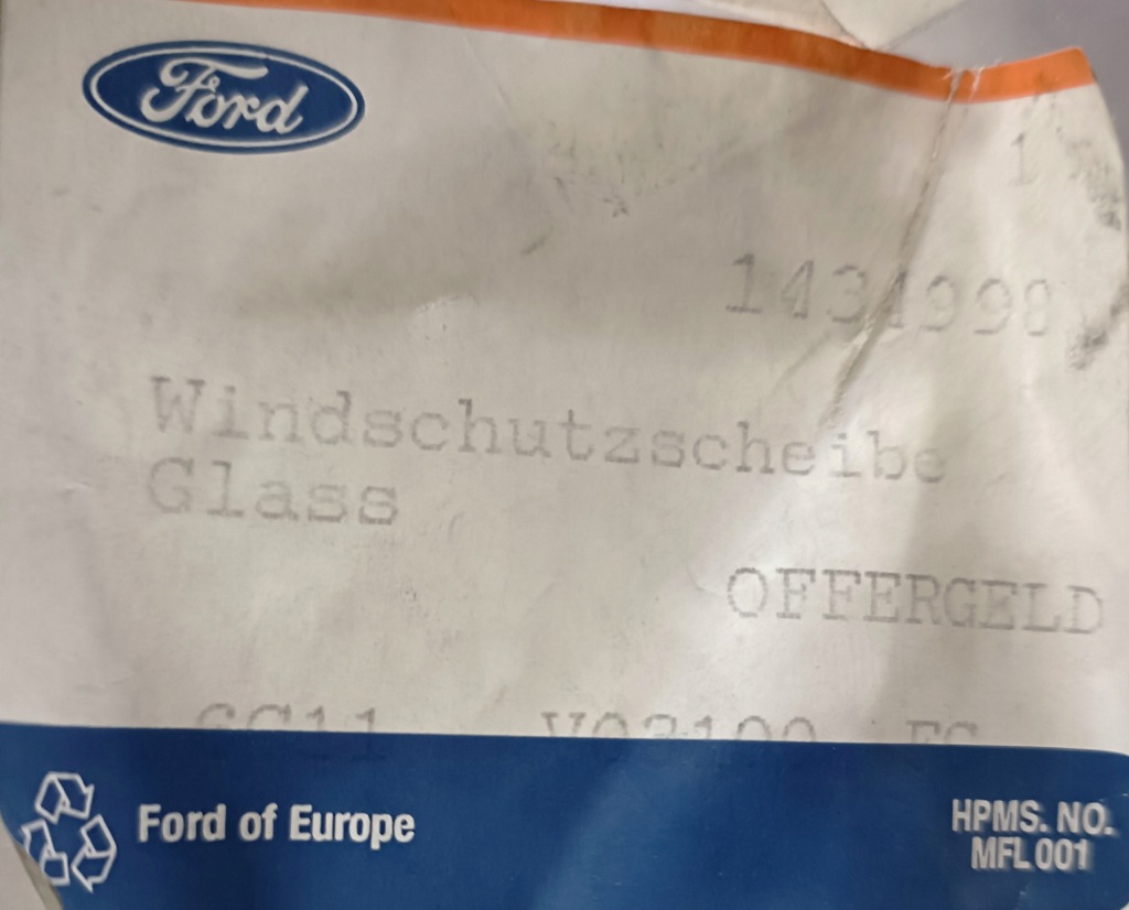 Стекло передняя лобовое ford transit mk6 новая оригинальный номер Недорого