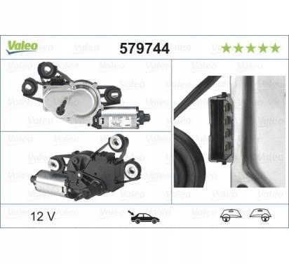 фото №1, Valeo двигатель дворники задняя задний seat leon 1p1