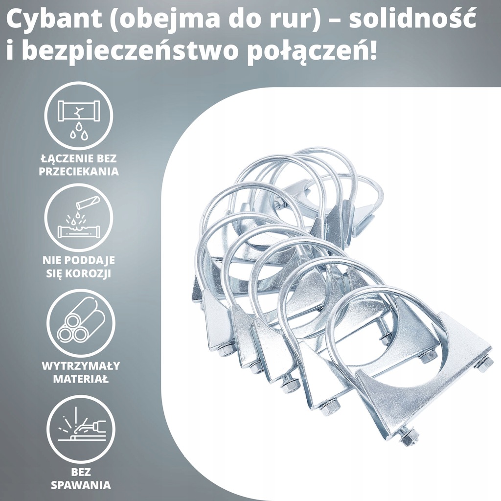 фото №8, Хомут cybant суппорт пряжка скоба m8x90mm