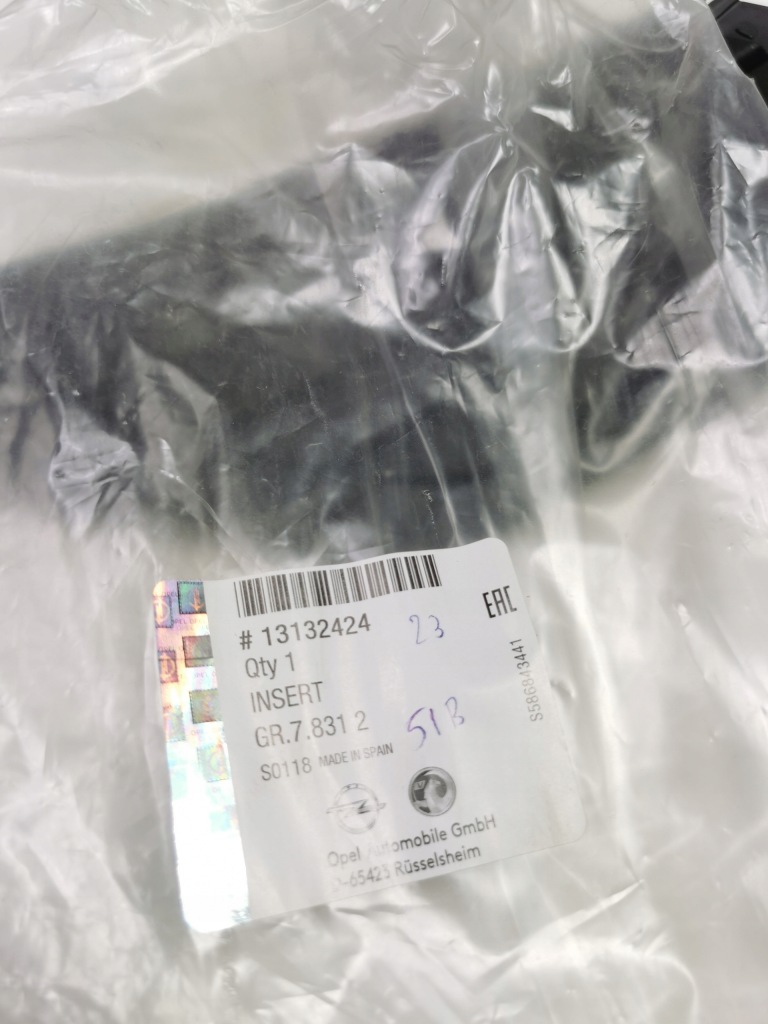 Купить Решётка бампера перед левая opel corsa c оригинальный номер 13120835 13132424