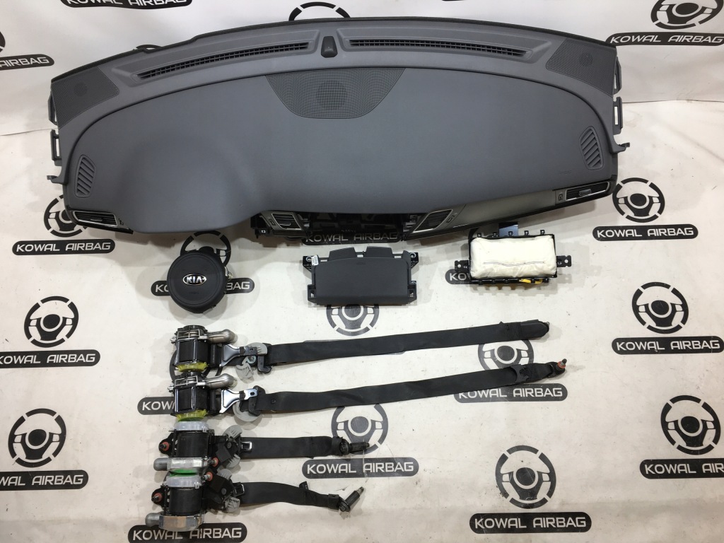 фото №1, Kia niro панель приладів консоль подушка безпеки подушки безпеки ремені оригінал демонтаж