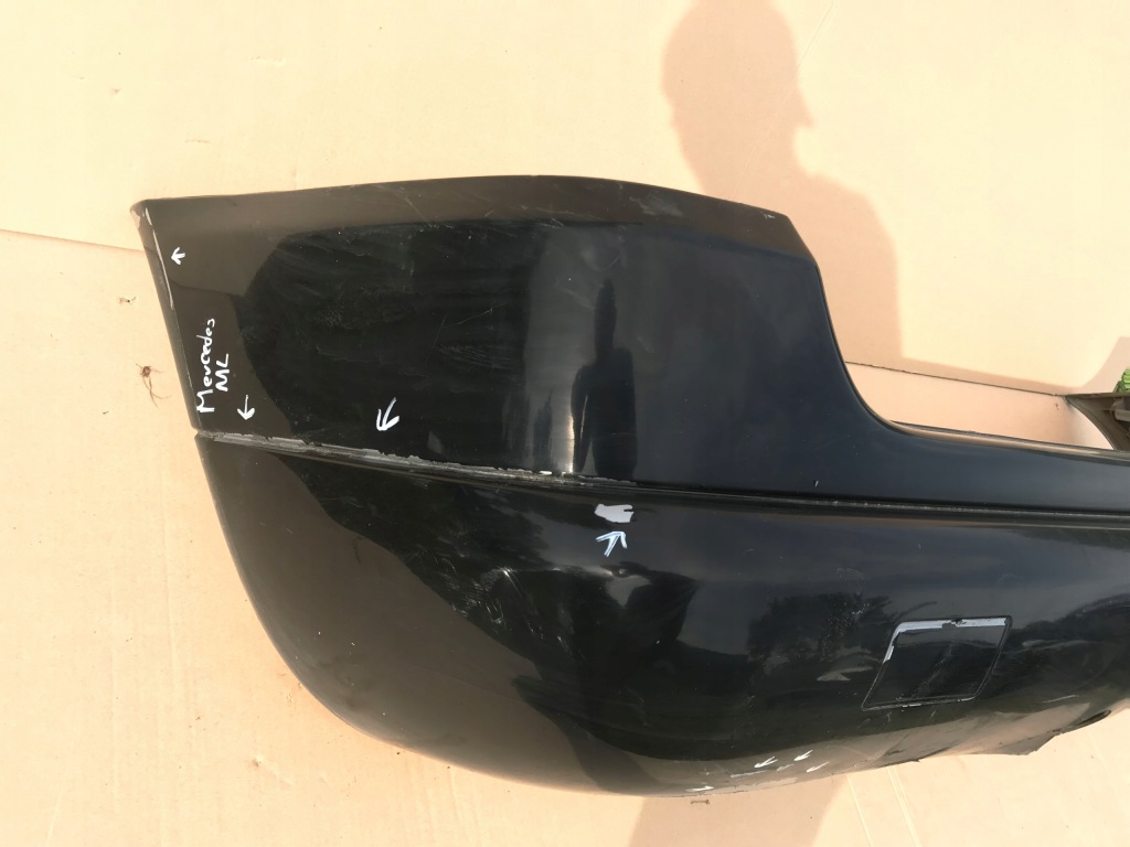 фото №16, Mercedes ml i 1 w163 97-01 бампер задняя задний