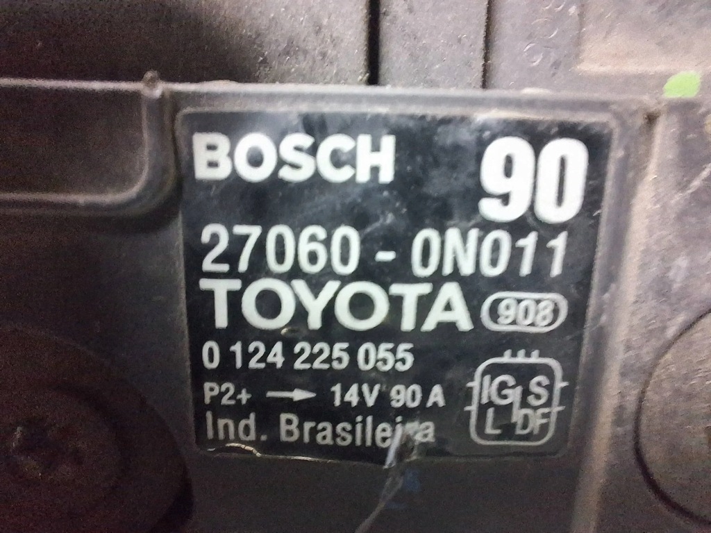 фото №5, Генератор 27060-0n011 toyota yaris ii 06-11