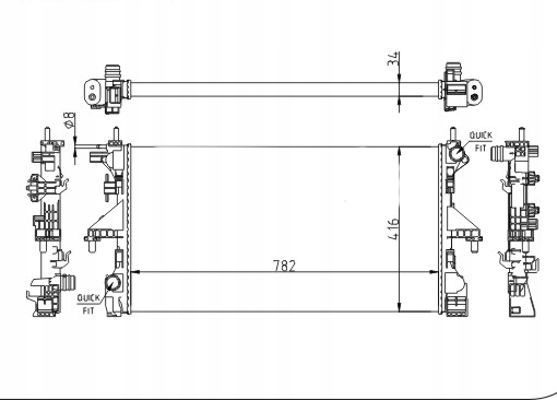 фото №2, Радиатор wody 642 967 hart fiat