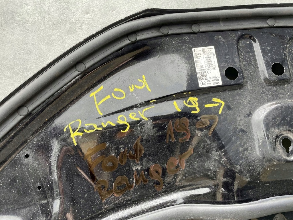 фото №9, Ford ranger 19- капот крышка двигателя jb3b-16610-ac