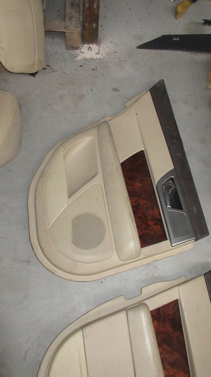 фото №12, Jaguar xf x250 сидіння лівий передній перед заднє сидіння правий бежеві шкіра комплект