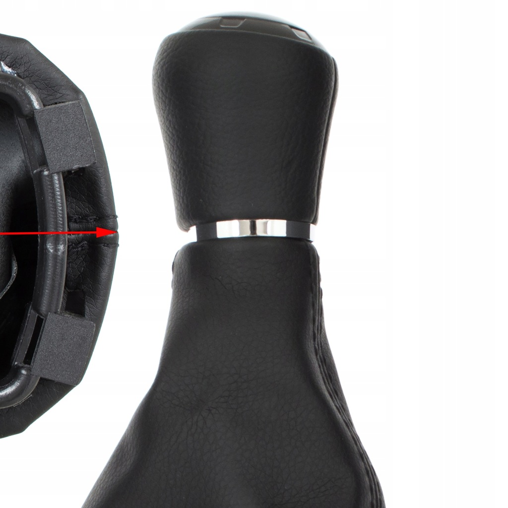 фото №9, Audi a3 8l 1996-2003 ручка рычаг переключения передач + чехол 5b