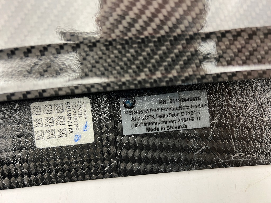 фото №9, Bmw m2 f87 спліттер накладка карбон спойлер m-performance nowa oem