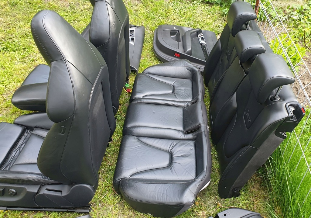 фото №9, Сиденья обшивки комплект кожа audi a6 s6 c6 kombi