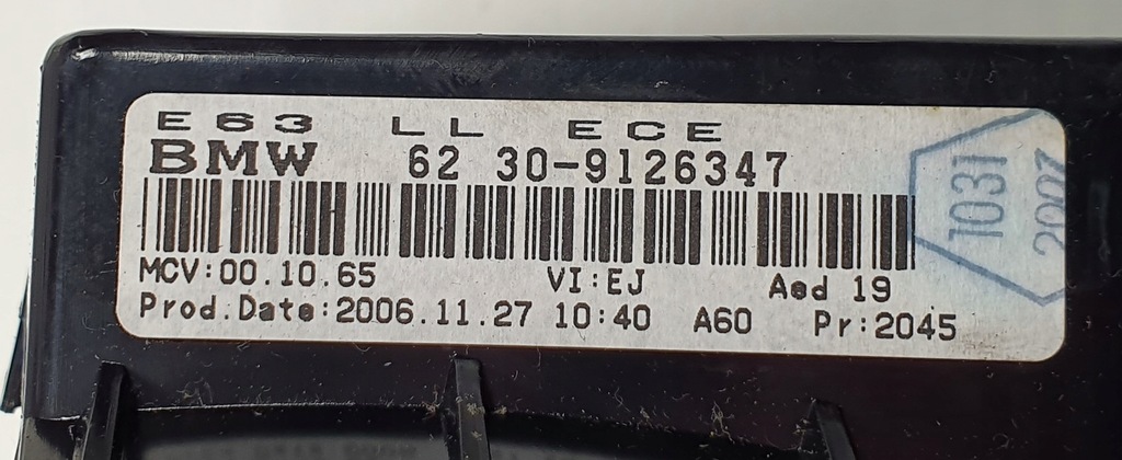 фото №6, Дисплей head up bmw 6 e63 e64 9126347