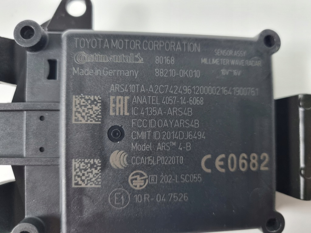 фото №4, Toyota hilux 8 viii радар датчик distronic 88210-0k010