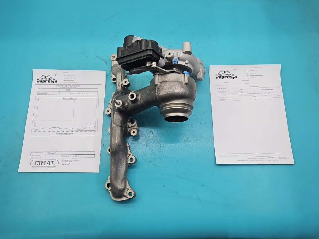 фото №1, Турбонагнітач відновлена renault trafic iii 144101395r 2.0 dci 120km