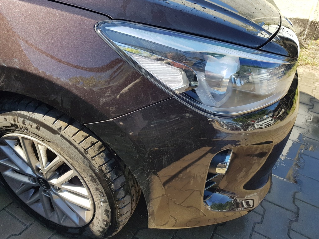 фото №12, Kia rio iv бампер перед передній решітка радіатора протитуманні фари 2017-