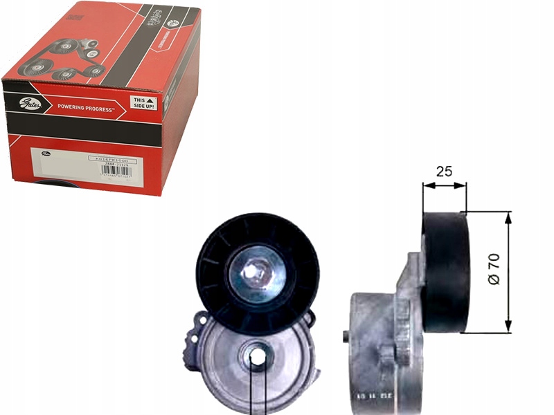 фото №1, Gates ролик натяжителя citroen c4 grand picasso i 2