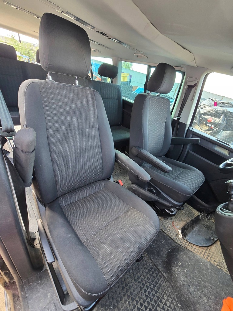 фото №9, Volkswagen t6 caravelle сиденья заднее сиденье обивка потолок стекло комплект